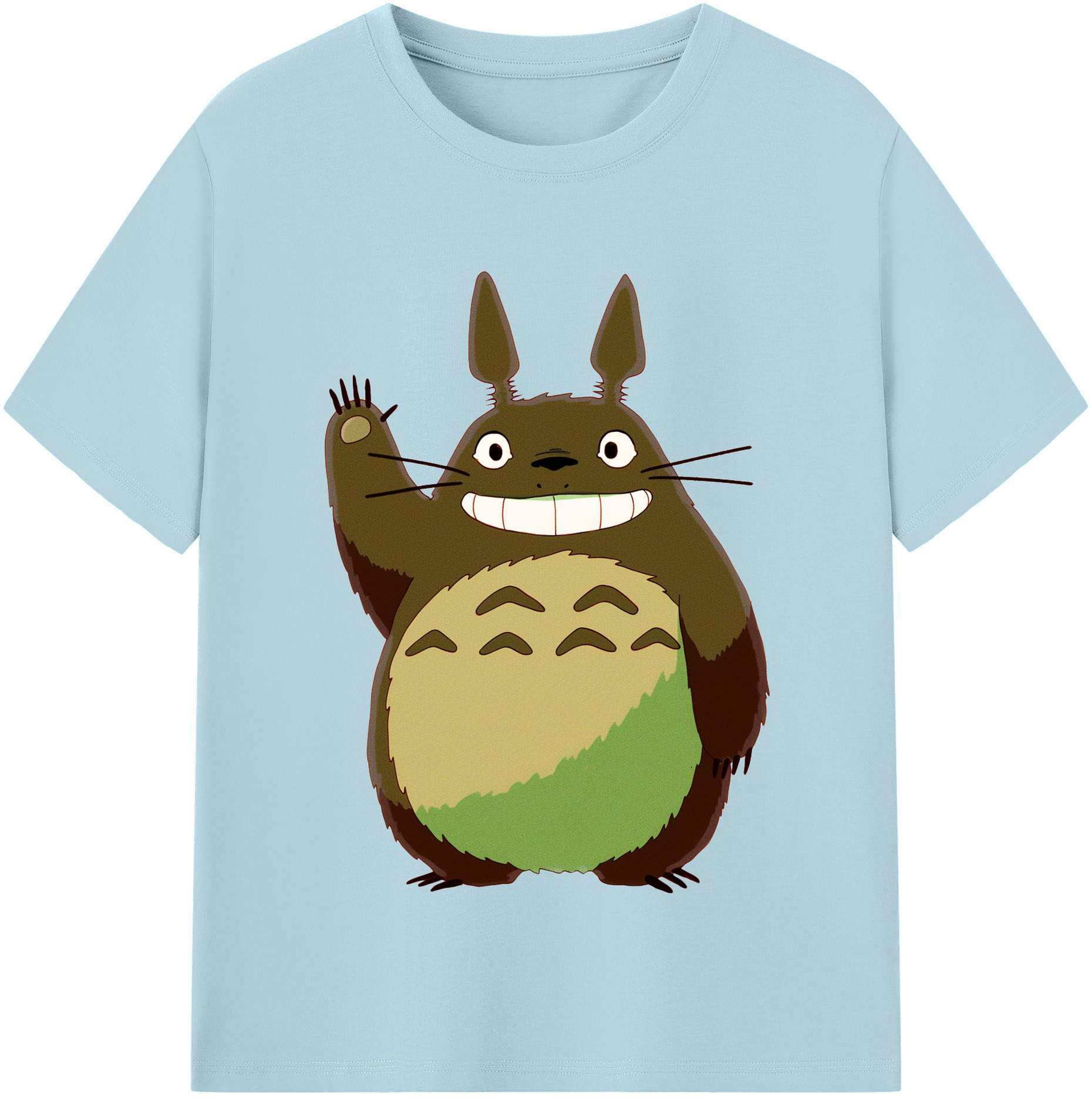 （画像用） となりのトトロ 草壁メイ 草壁サツキ My Neighbor Totoro Satsuki Kusakabe Mei Kusakabe 綿100％半袖Tシャツ（フロントプリント）